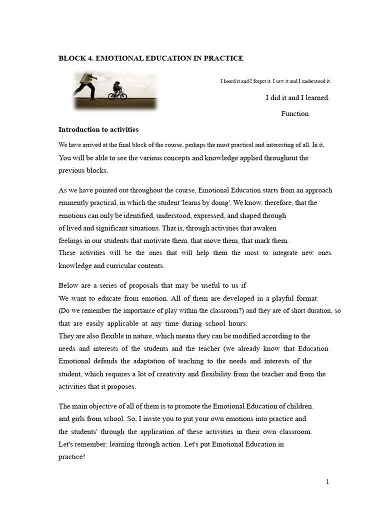 Emotional Education in Practice | PDF | Emotions | Anger