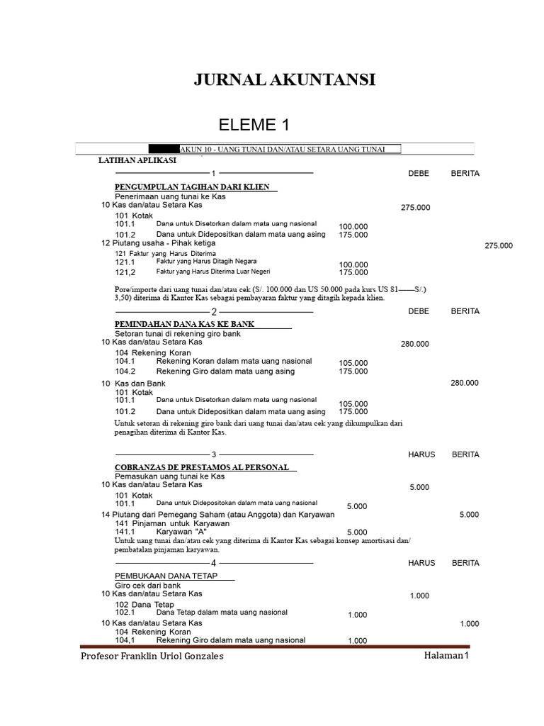 Jurnal Entri Di Word | PDF