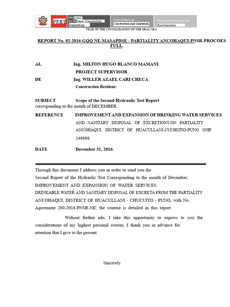 339075261-16-Hydraulic Test Report-December | PDF | Polyvinyl Chloride ...