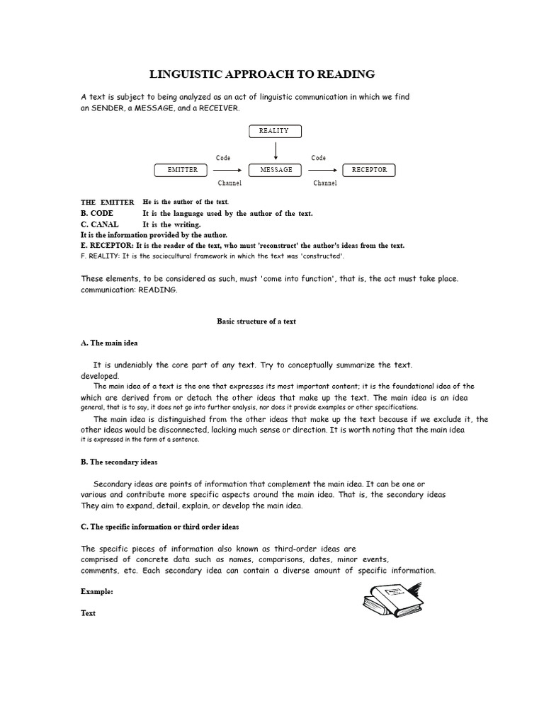 Linguistic Analysis of Reading Texts | PDF | Plaster | Communication