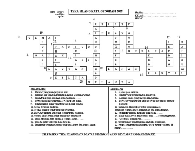 Jawapan Teka Silang Kata Jawapan Pdf