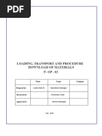 Safe Loading and Unloading Procedures | PDF | Truck | Risk