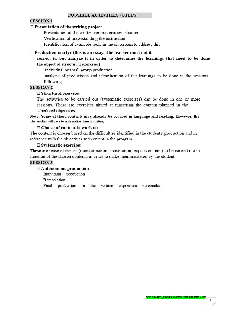 Steps for Effective Writing Production | PDF | Word | Communication