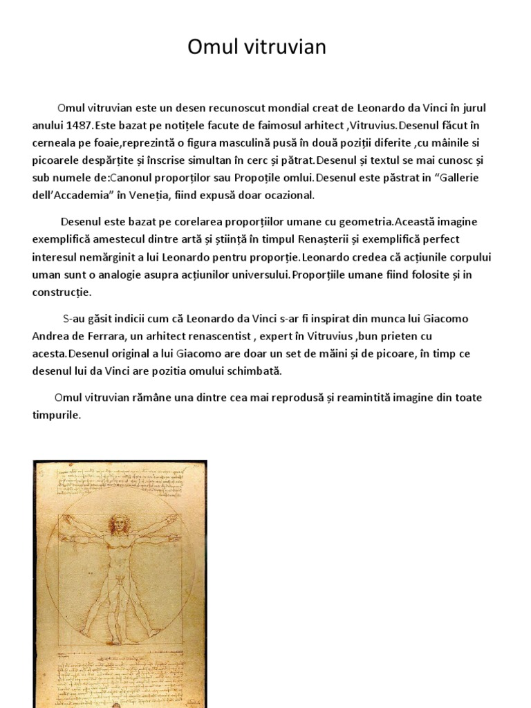Omul Vitruvian