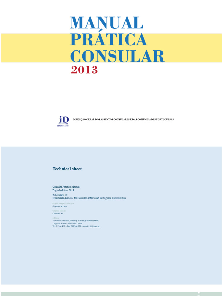 Updated Consular Practice Manual 2013 | PDF | Identity Document ...