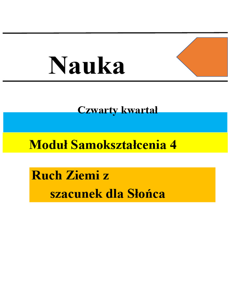 NAUKA 7 Q4 SLM4 reWOLUCJA I ROTACJA | PDF