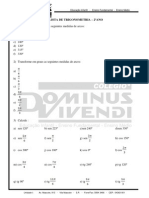 1 Lista de Trigonometria