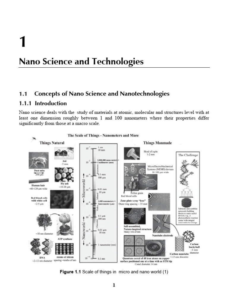 Introduction to Nano Science & Technologies | PDF | Nanotechnology ...
