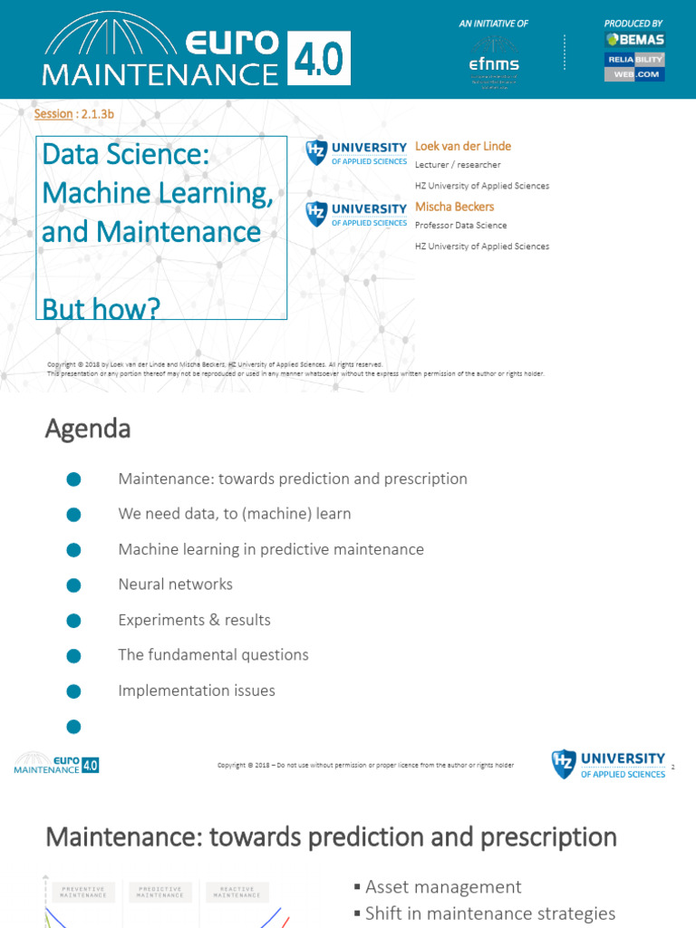 Machine Learning in Predictive Maintenance | PDF | Machine Learning ...