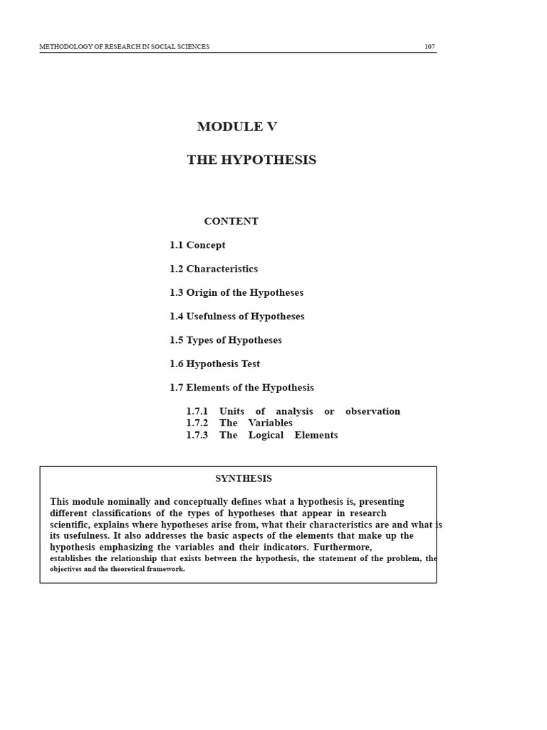 Understanding Hypotheses in Research | PDF | Hypothesis | Statistics