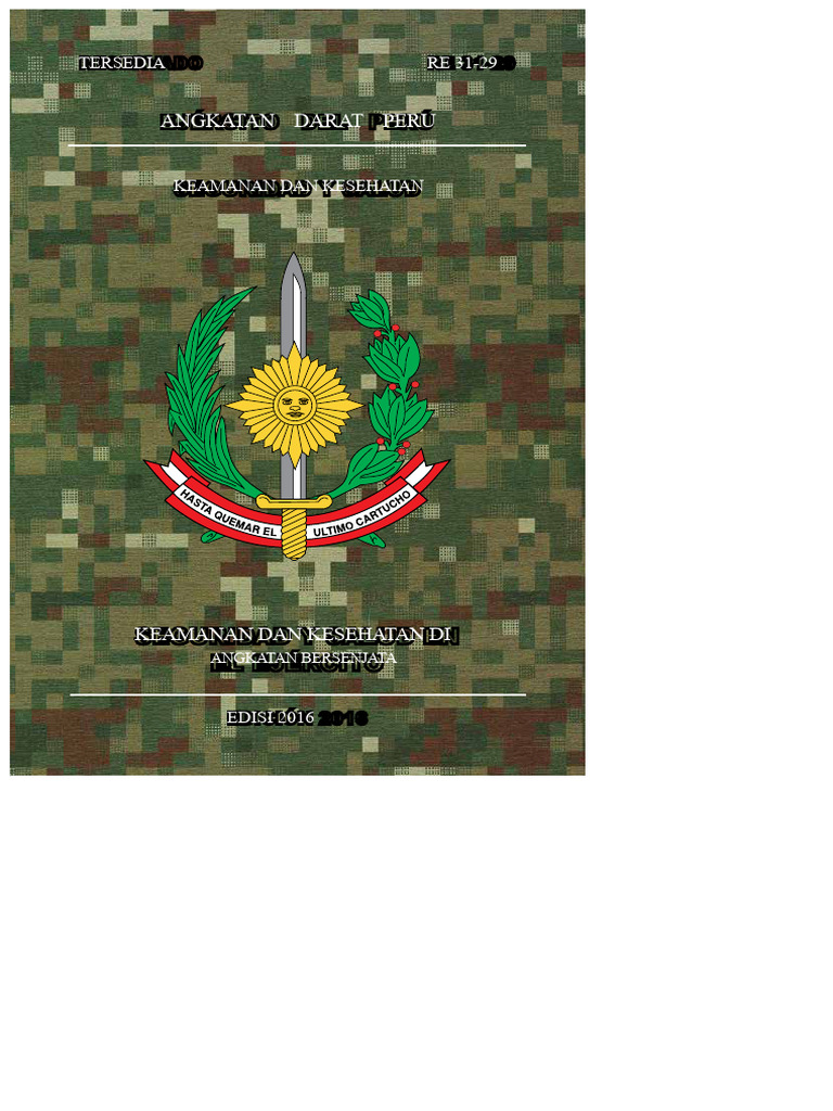 Keamanan dan Kesehatan Angkatan Darat 2016 | PDF