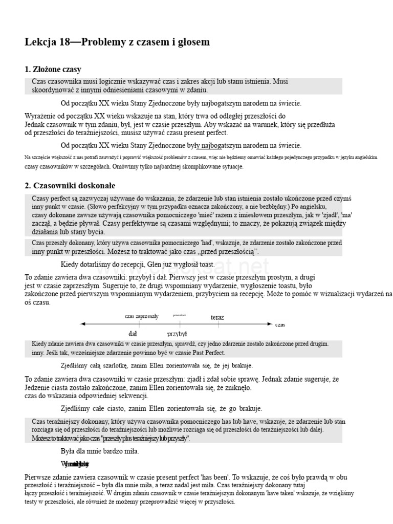 Problemy Z Czasem I Głosem SAT | PDF