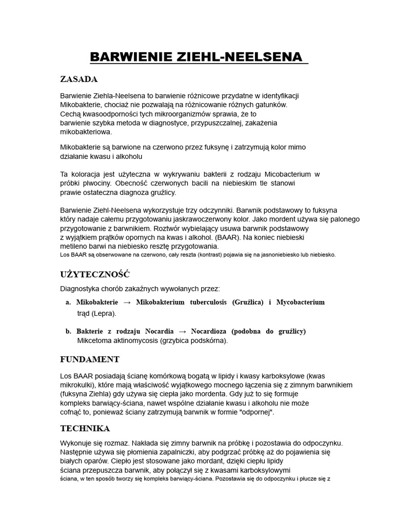 Barwienie Ziehl | PDF