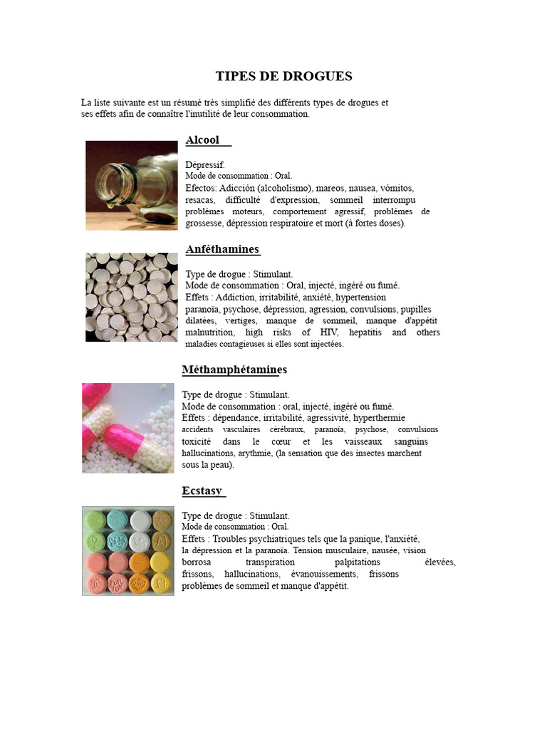 types-de-drogues-et-leurs-effets-pdf-m-dicaments-alcoolisme