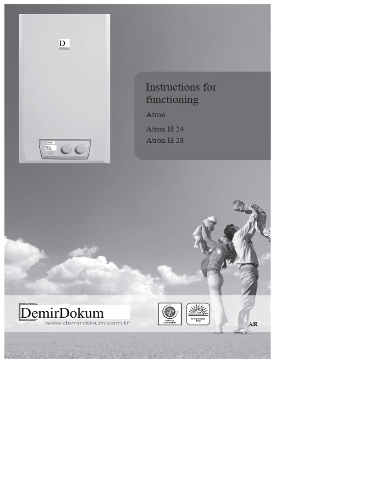 Atron H 24 Manual Instructions | PDF | Combustion