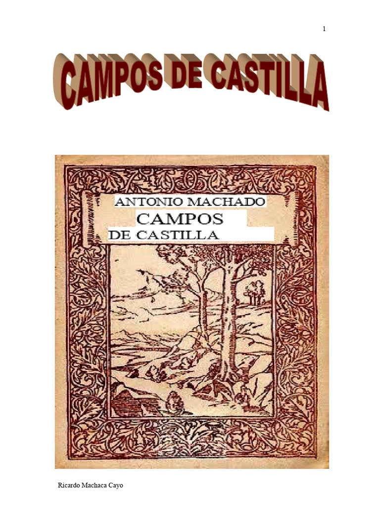 Analiza Literară A Câmpurilor de Castilia | PDF