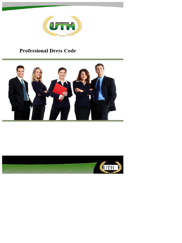Technological University Dress Code Guidelines | PDF | Clothing | Fashion