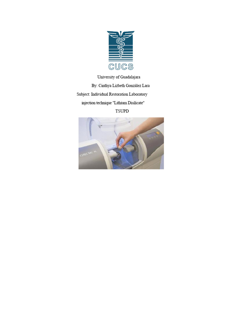Lithium Disilicate Injection Technique Guide | PDF | Industrial ...