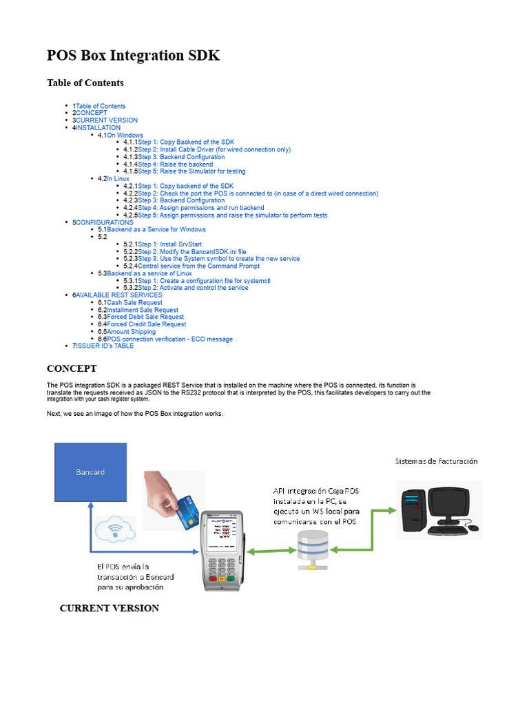 POS Box Integration SDK Guide | PDF | Point Of Sale | Debit Card