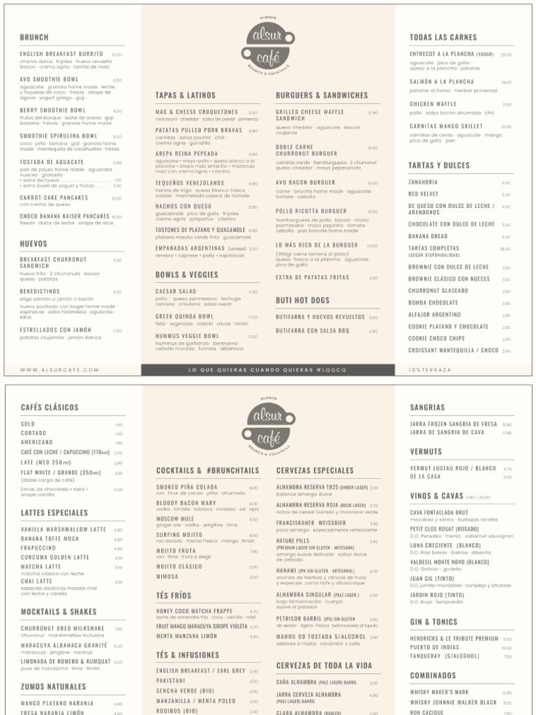 Menu Esp | PDF