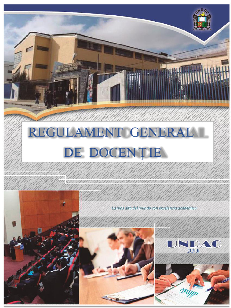 Regulamentul de Învățământ UNDAC | PDF