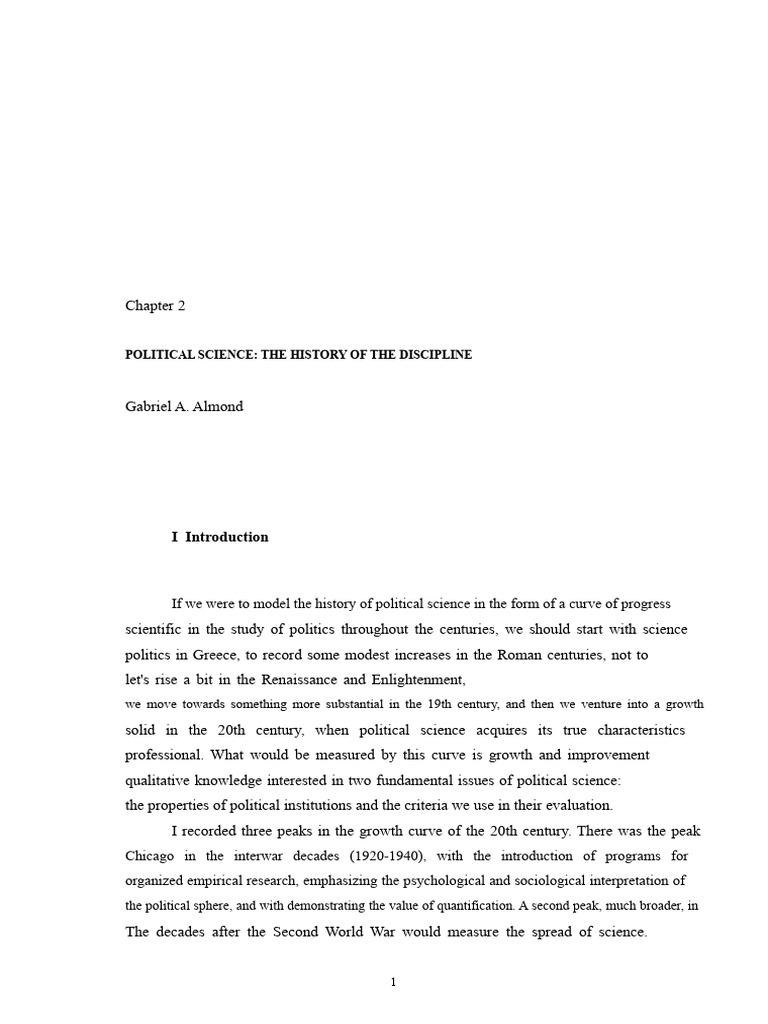 History of Political Science Progress | PDF | Science | Dialectic
