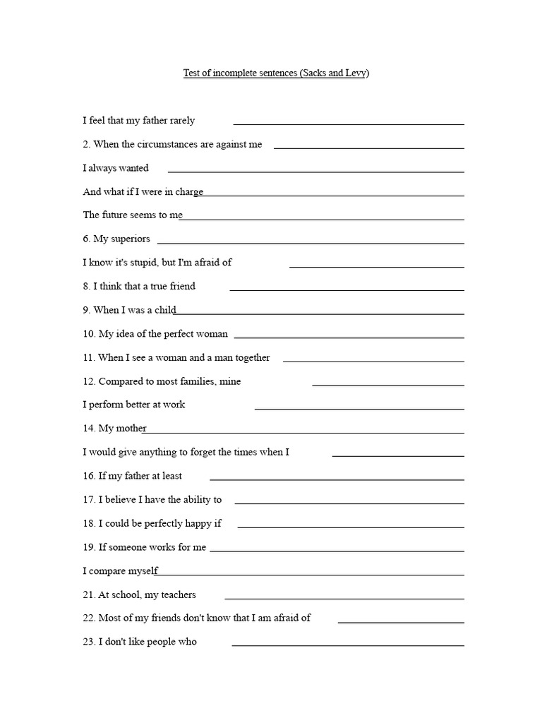 Incomplete Man Test Analysis | PDF