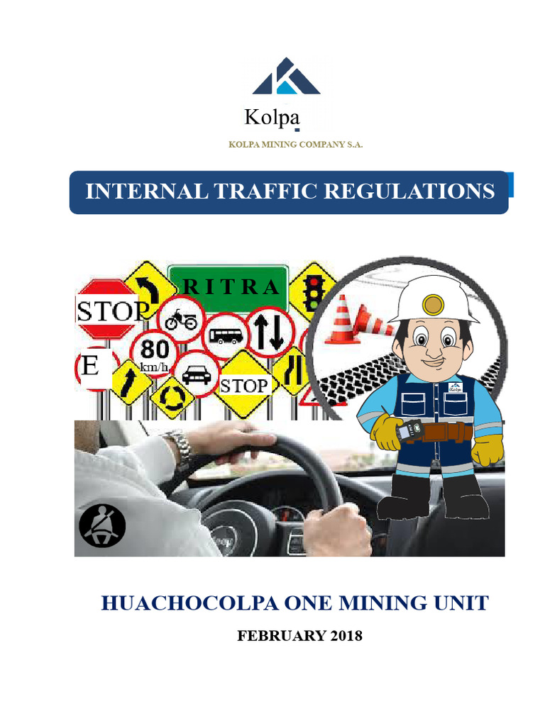 RE-SGK-SSO-003 Internal Traffic Regulation - 2018 - V01 | PDF | Truck ...
