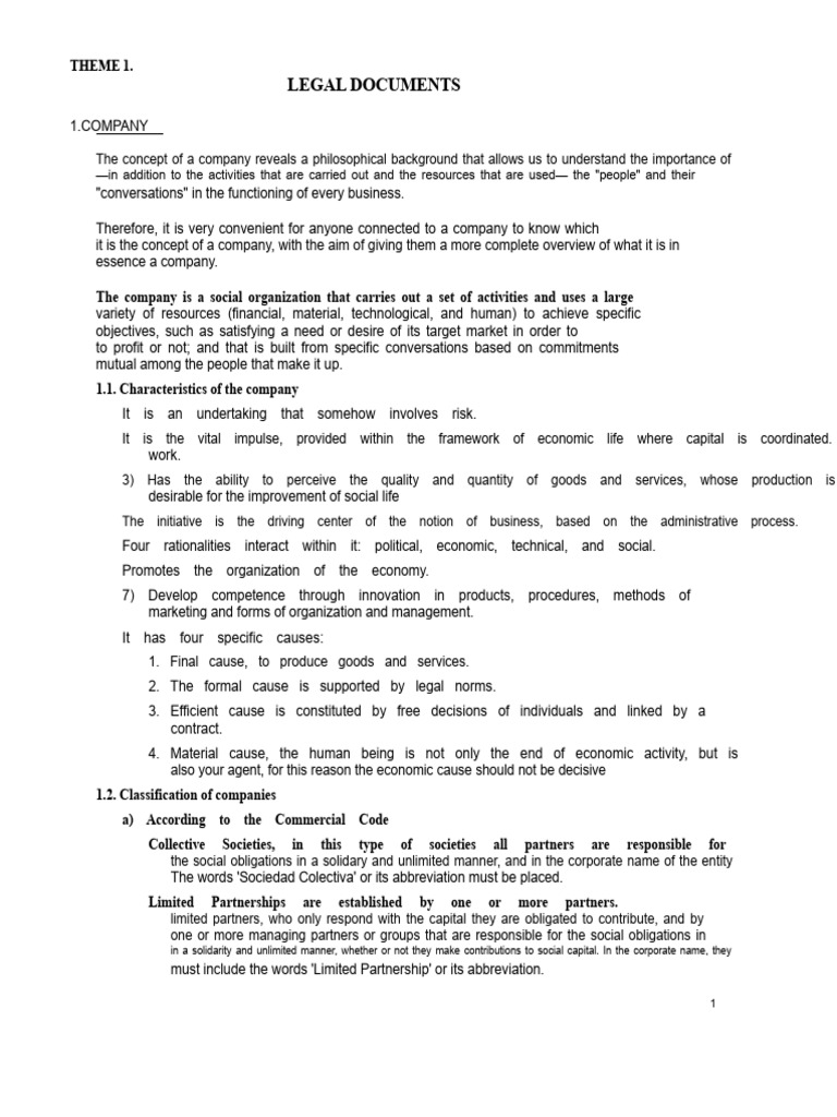 Understanding Company Structures and Types | PDF | Partnership ...