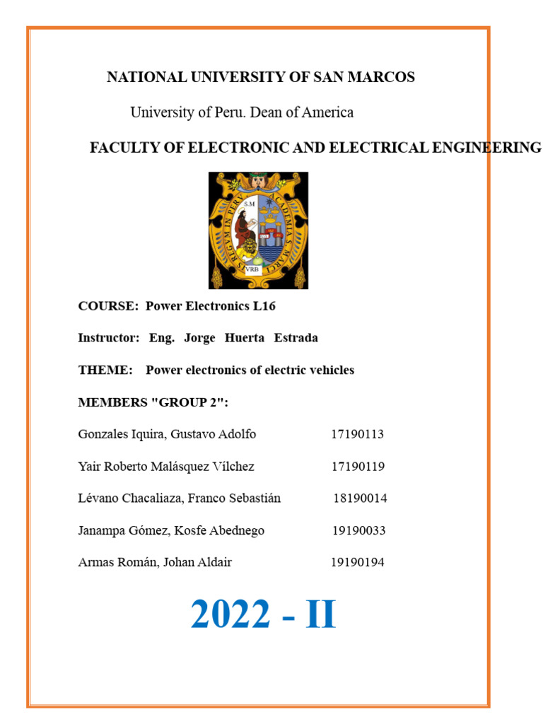 Power Electronics in Electric Vehicles | PDF | Electric Motor | Power ...