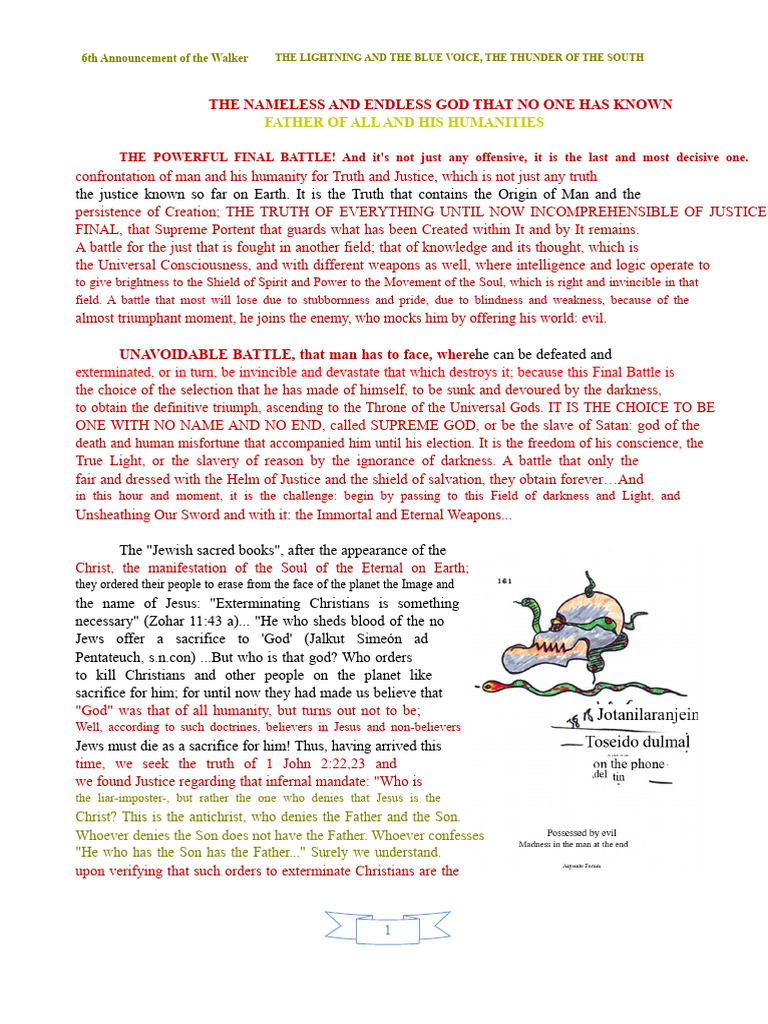 Final Battle for Truth and Justice | PDF | Satan | Jesus