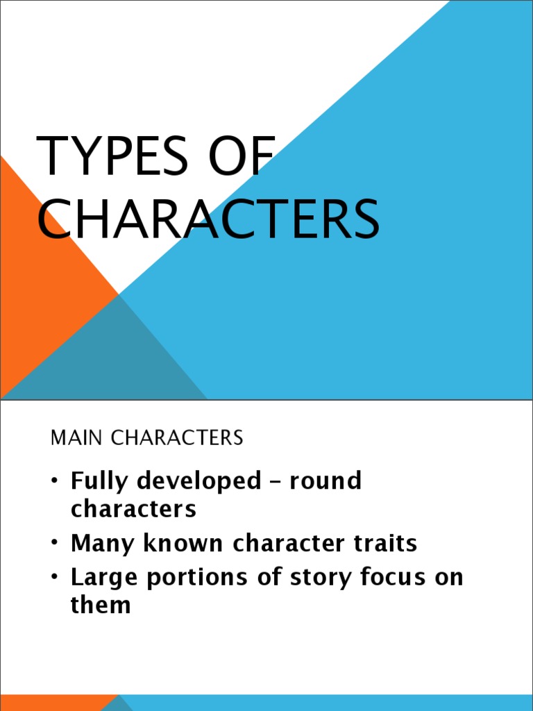 Types of characters