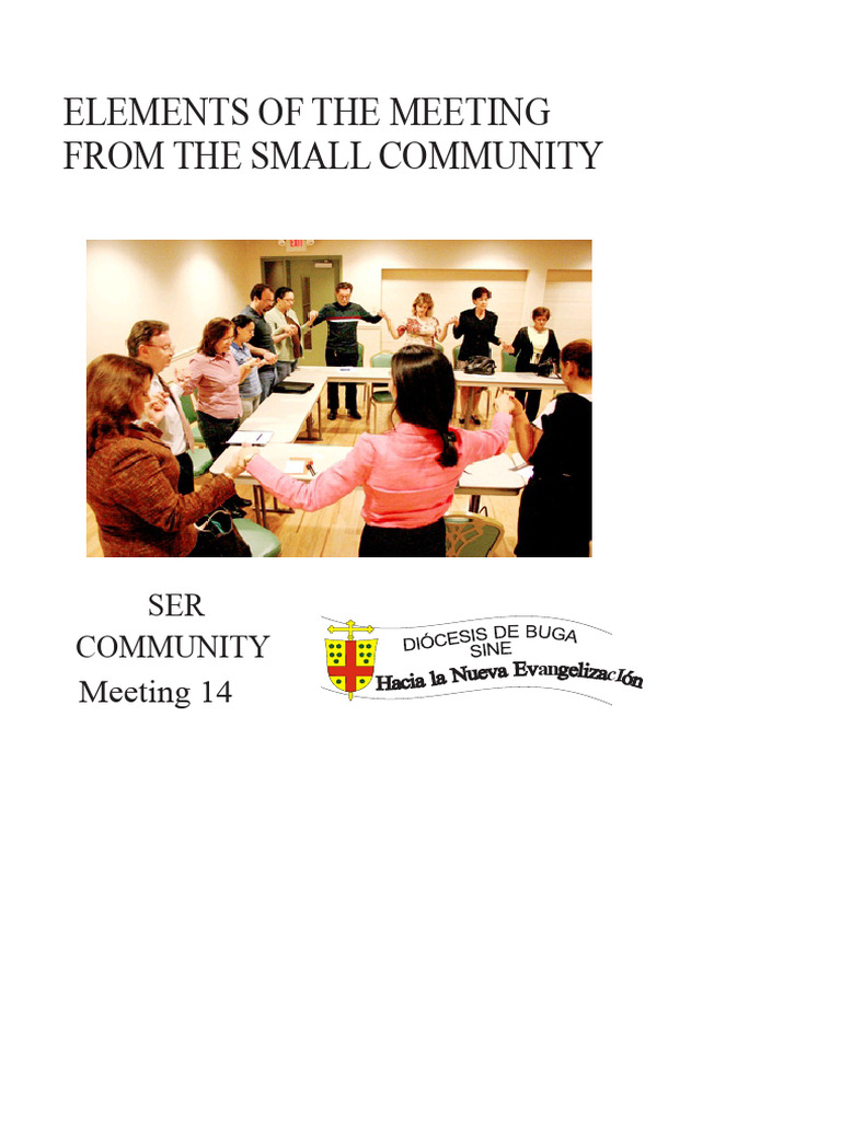 I Find 14 Elements of The Small Community Meeting Corrected | PDF ...
