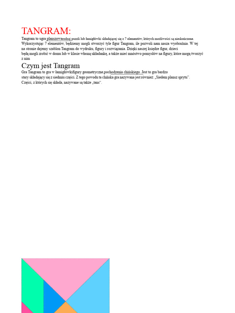 Tangram PDF | PDF