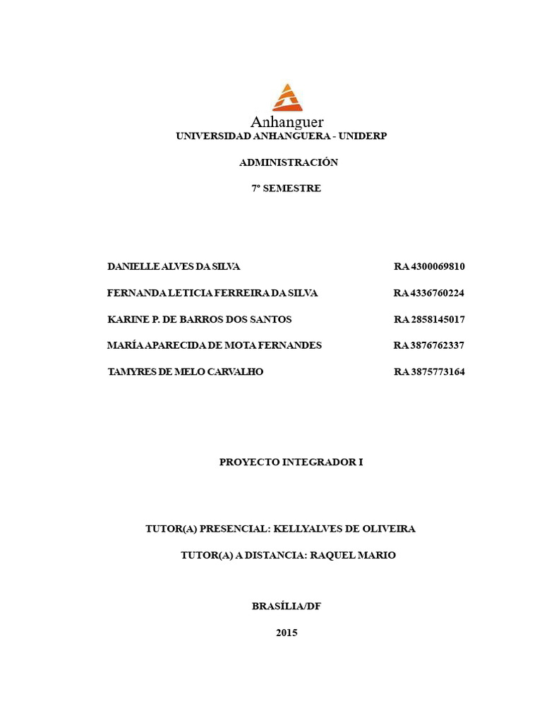 Proyecto Integrador 1 | PDF | Planificación | Internet