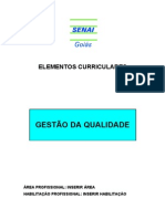 Gestao da qualidade