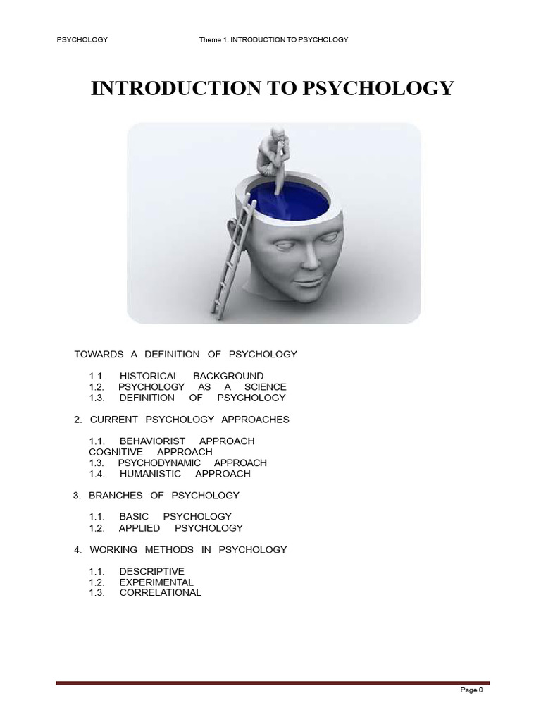 Introduction to Psychology Overview | PDF | Psychology | Mind