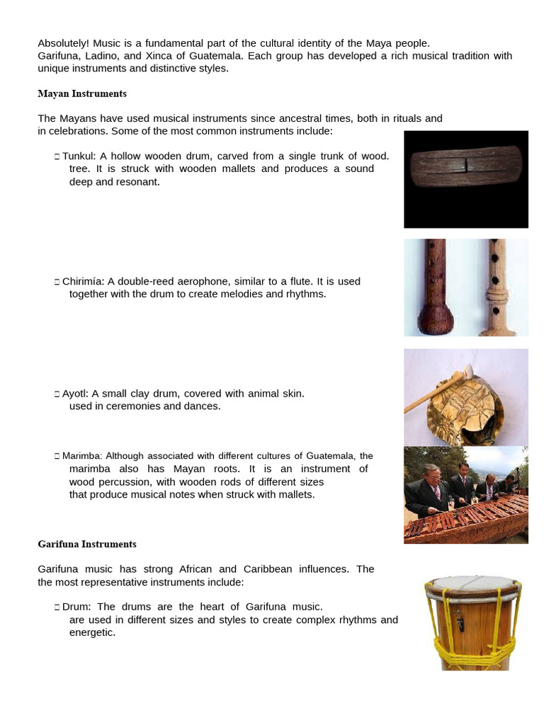 Instruments of The 4 Towns | PDF