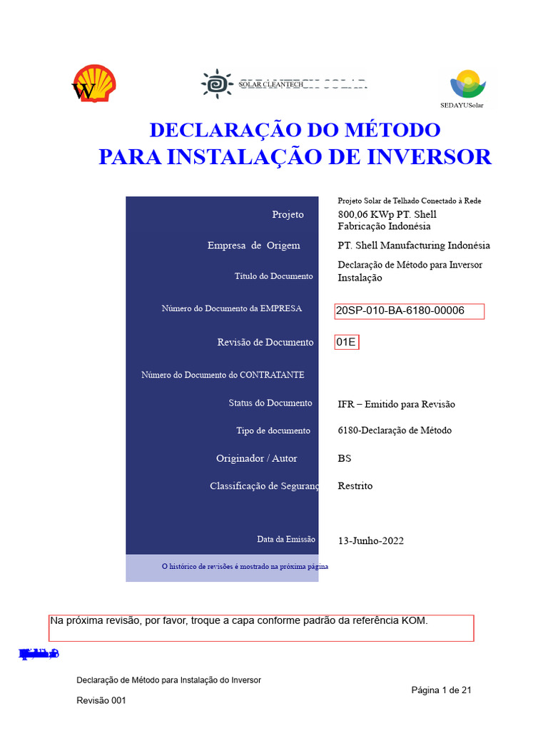 Método de Instalação de Inversor Solar | PDF | Rede elétrica | Conector ...