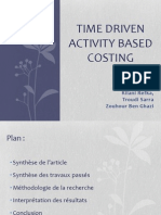 Time Driven Activity Based Costing TD ABC