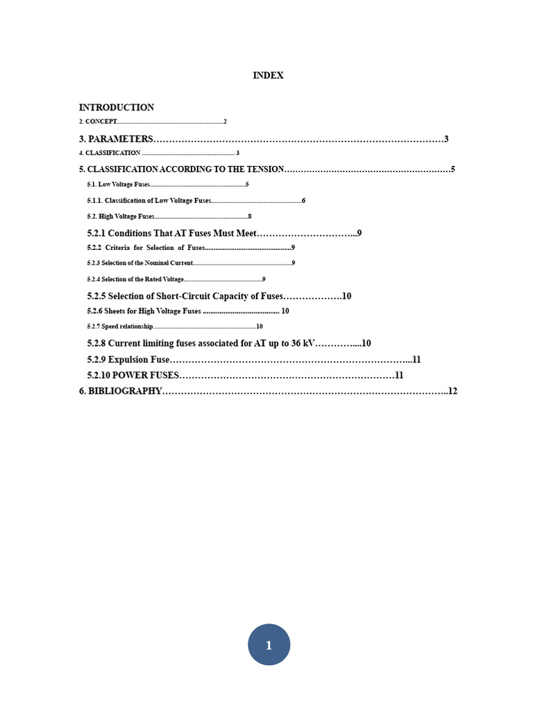 Comprehensive Guide to Electric Fuses | PDF | Fuse (Electrical ...