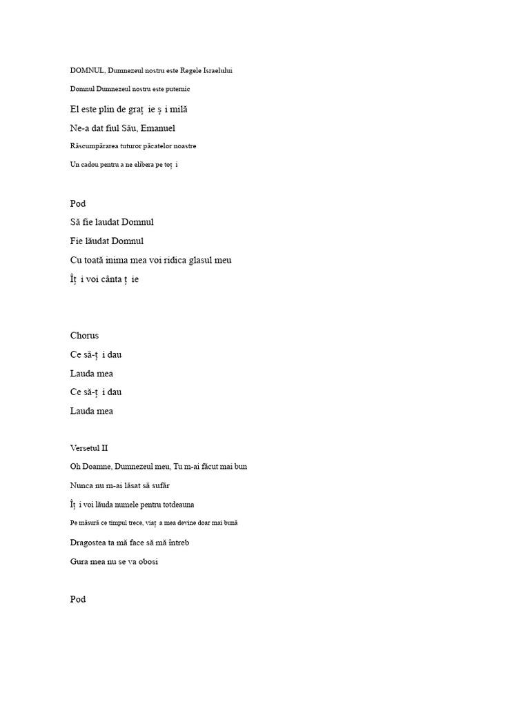 Lăudă | PDF