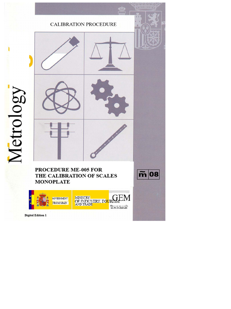 (CEM) Calibration of Single-Plate Balances | PDF | Weighing Scale ...