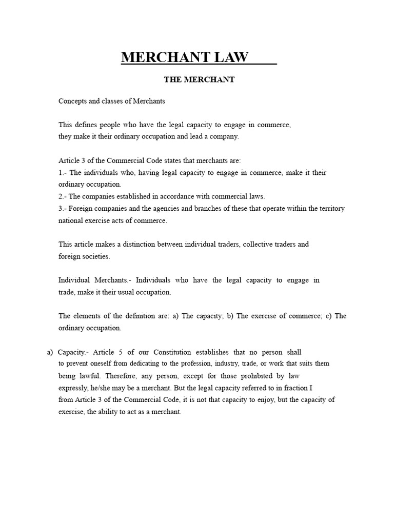 Understanding Merchant Law in Mexico | PDF | Mexico | Justice