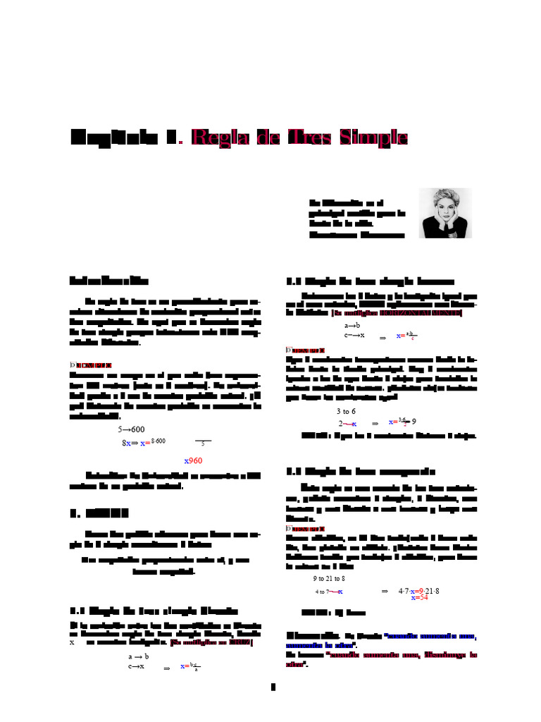 Simple Rule of Three | PDF