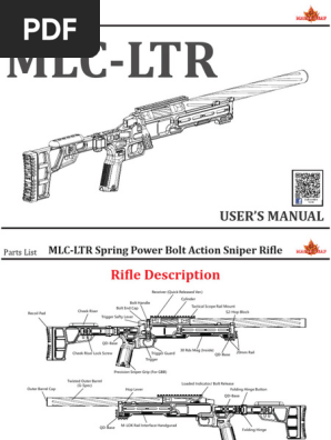 MLC-LTR Sniper Rifle User Manual | PDF | Trigger (Firearms) | Firearms