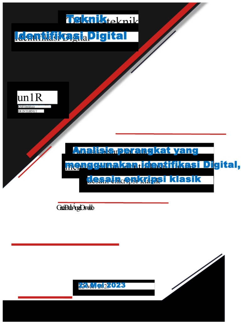 Analisis Identifikasi Digital dan Enkripsi | PDF