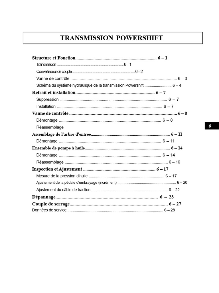 Guide Complet de la Transmission Powershift | PDF | Embrayage | Soupape