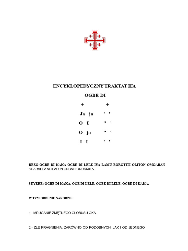 Ogbe Di | PDF
