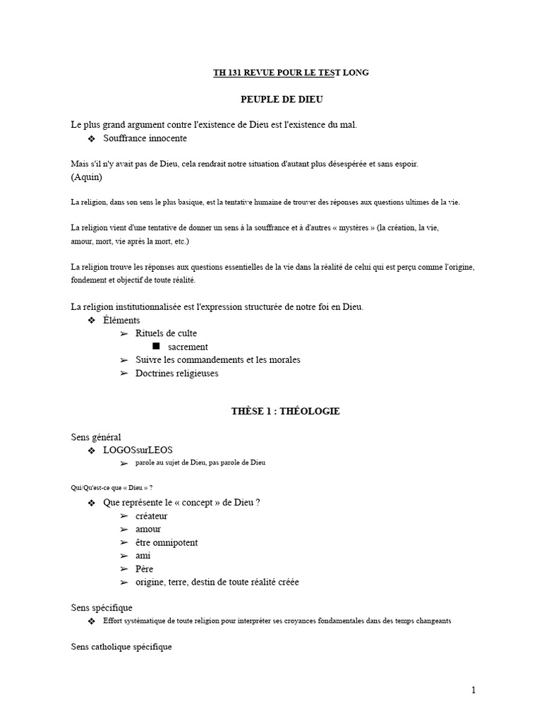 Foi et théologie : comprendre Dieu | PDF | Dieu | Foi